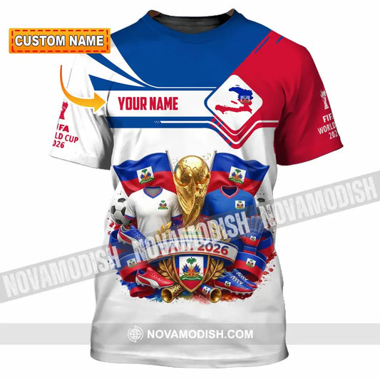 Unisex Shirt - Custom Haiti World Cup 2026 Shirt - T-shirt