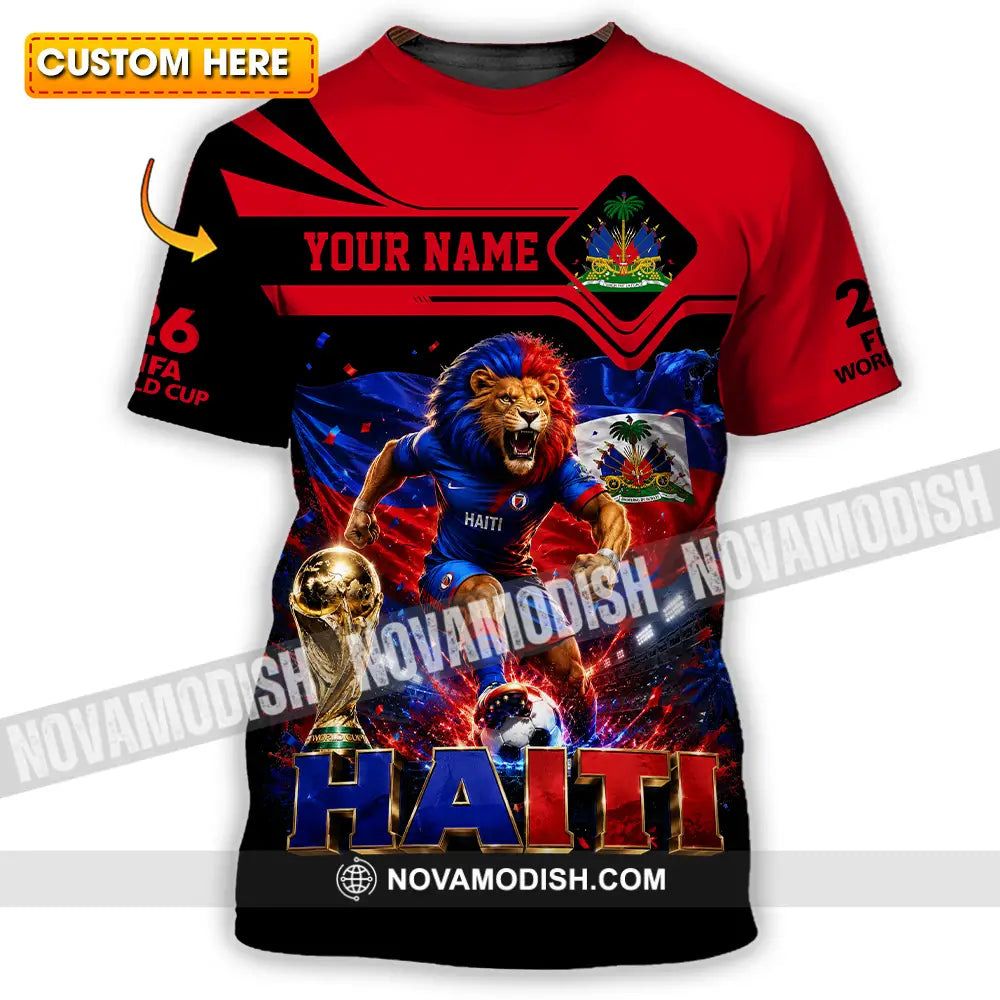 Unisex Shirt - Custom Haiti World Cup 2026 Shirt - T-shirt