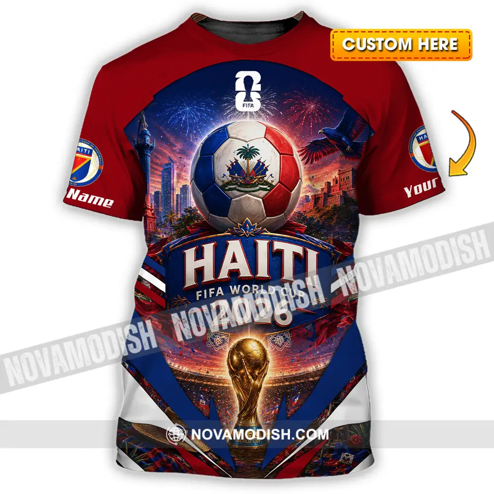 Unisex Shirt - Custom Haiti World Cup 2026 Shirt - T-shirt
