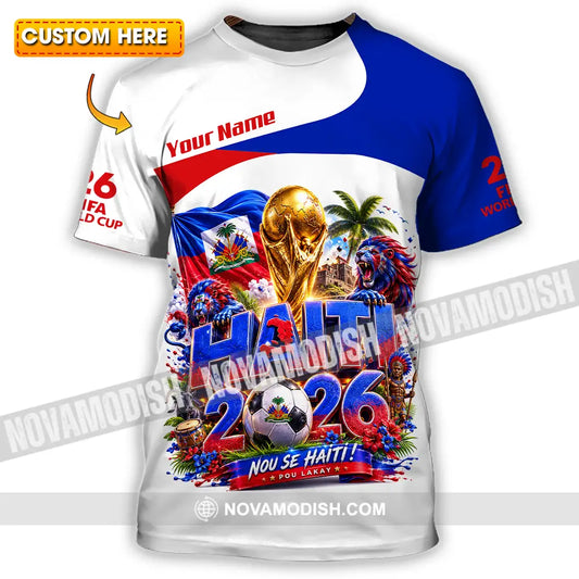 Unisex Shirt - Custom Haiti World Cup 2026 Shirt - T-shirt