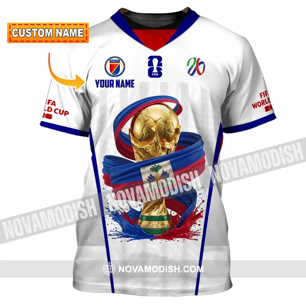 Unisex Shirt - Custom Haiti World Cup 2026 Shirt - T-shirt