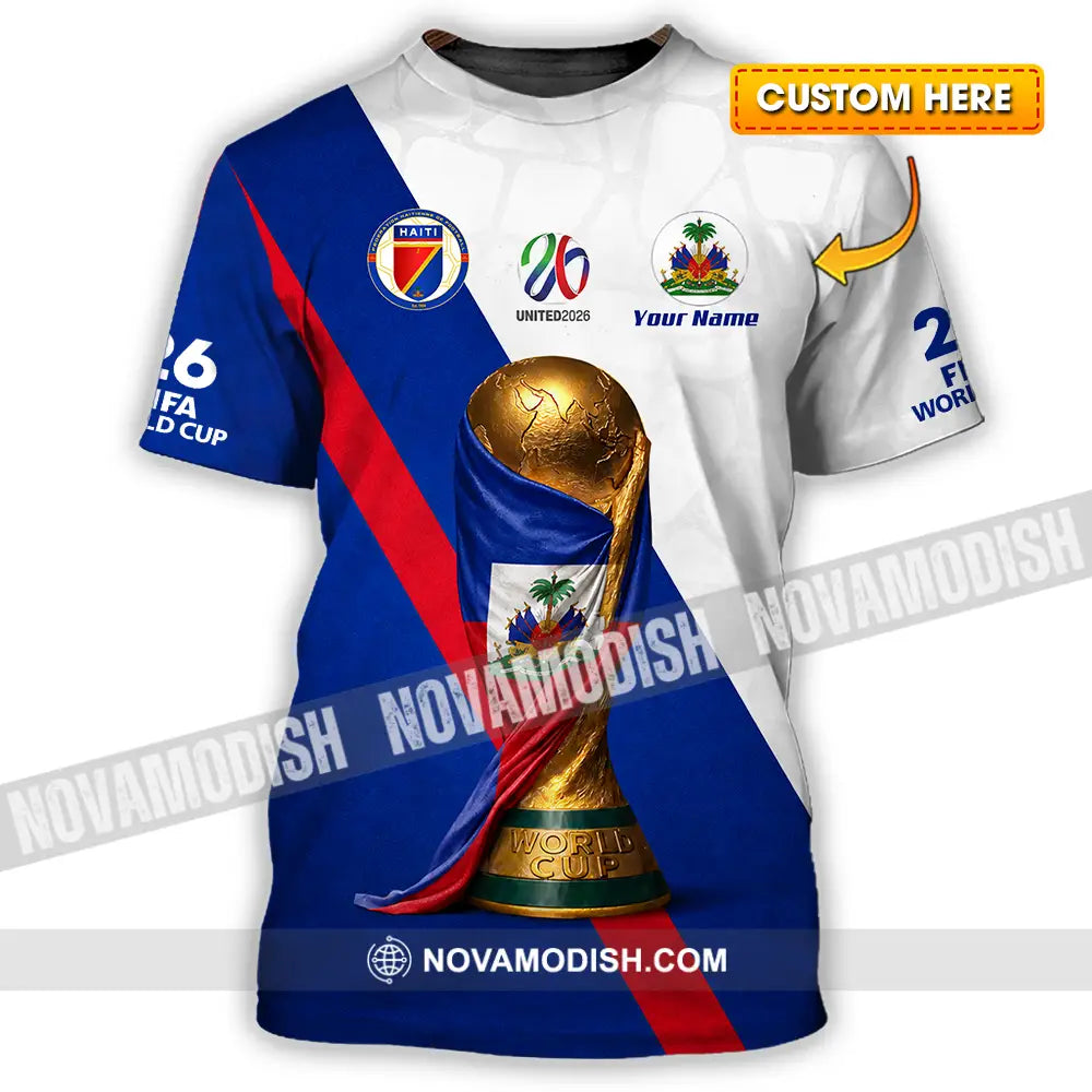 Unisex Shirt - Custom Haiti World Cup 2026 Shirt - T-shirt
