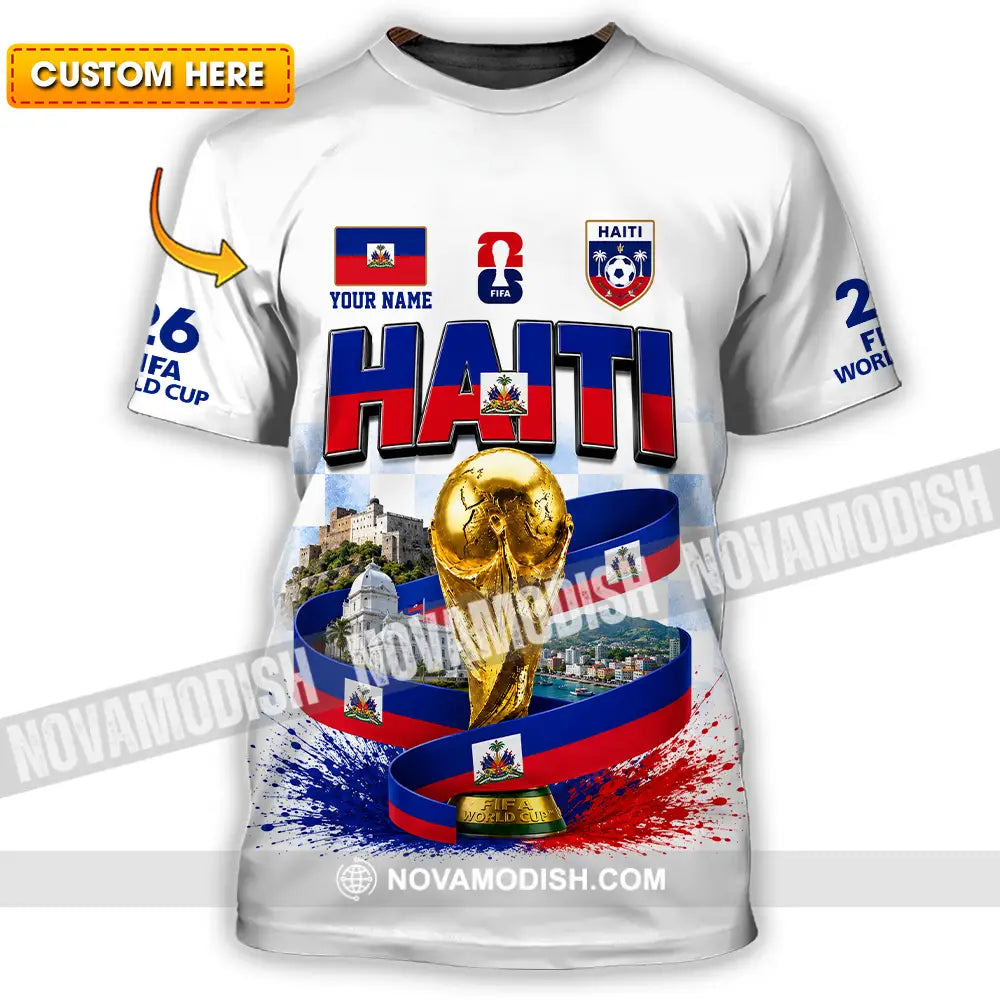 Unisex Shirt - Custom Haiti World Cup 2026 Shirt - T-shirt