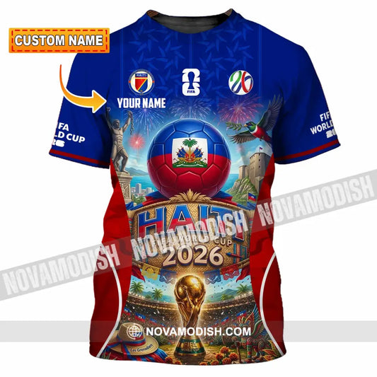 Unisex Shirt - Custom Haiti World Cup 2026 Shirt - T-shirt