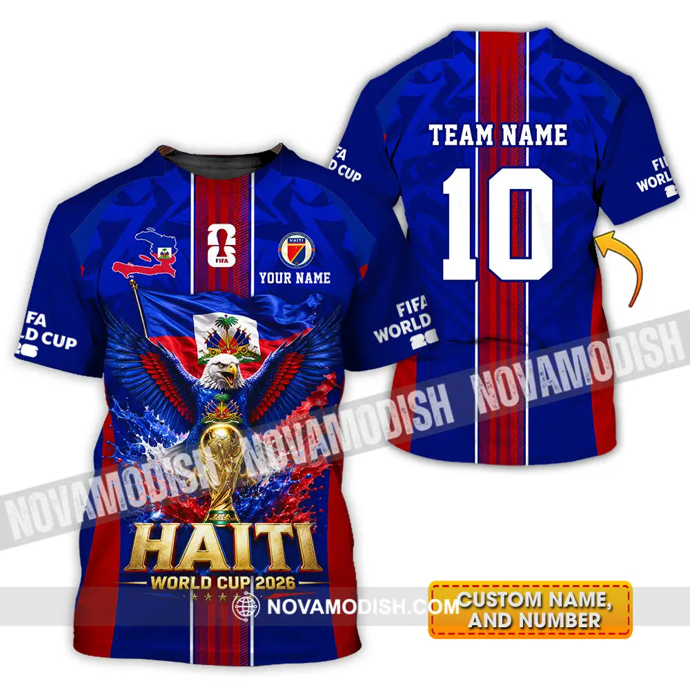 Unisex Shirt - Custom Haiti World Cup 2026 Shirt - T-shirt