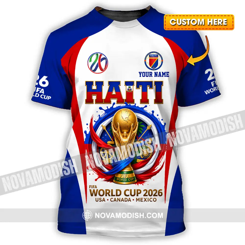 Unisex Shirt - Custom Haiti World Cup 2026 Shirt - T-shirt