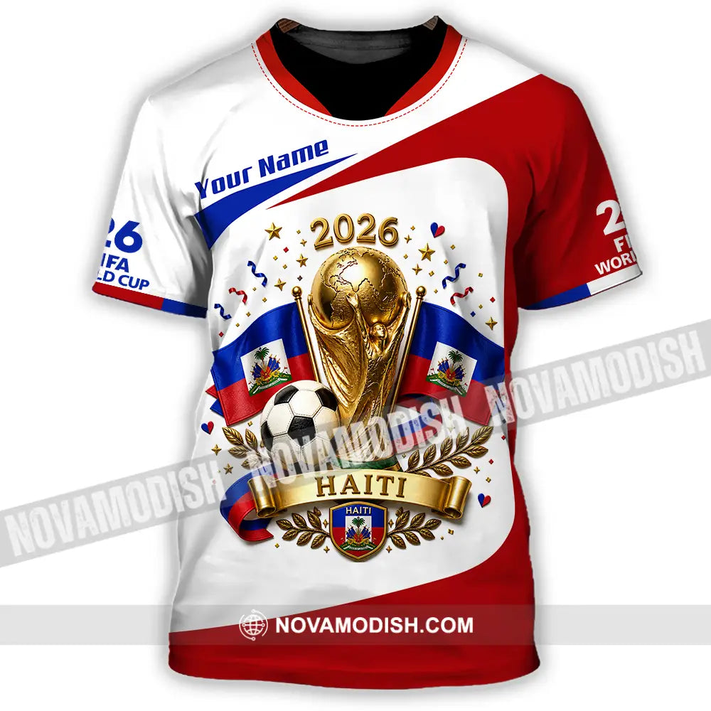 Unisex Shirt - Custom Haiti World Cup 2026 Shirt - T-Shirt / S - T-shirt