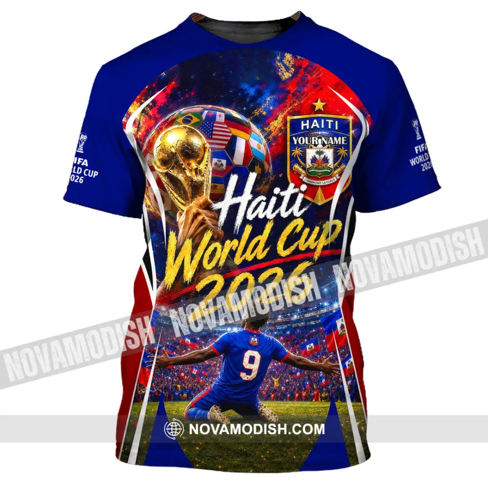 Unisex Shirt - Custom Haiti World Cup 2026 Shirt - T-Shirt / S - T-shirt