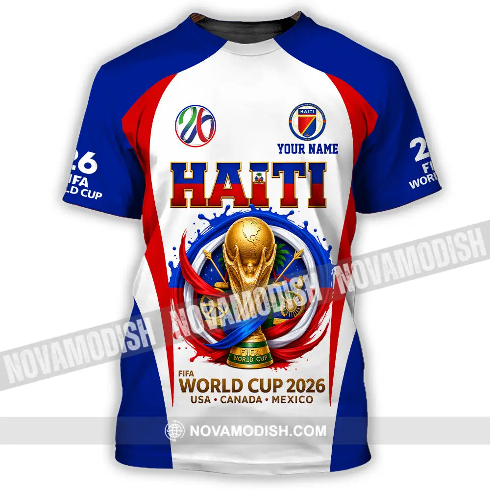 Unisex Shirt - Custom Haiti World Cup 2026 Shirt - T-Shirt / S - T-shirt