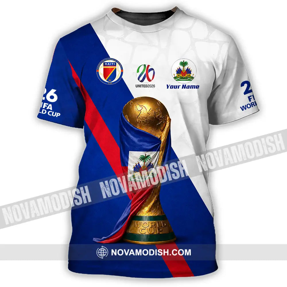 Unisex Shirt - Custom Haiti World Cup 2026 Shirt - T-Shirt / S - T-shirt