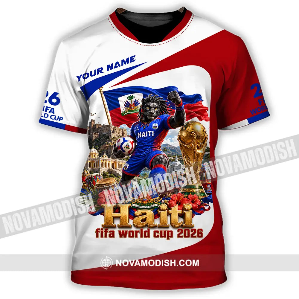Unisex Shirt - Custom Haiti World Cup 2026 Shirt - T-Shirt / S - T-shirt