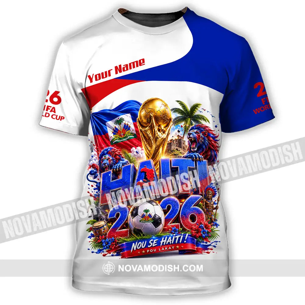 Unisex Shirt - Custom Haiti World Cup 2026 Shirt - T-Shirt / S - T-shirt