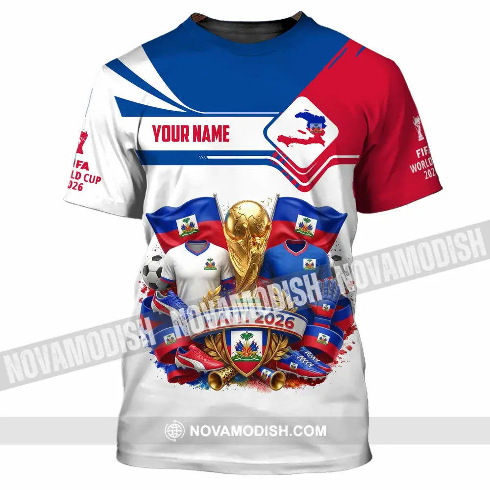 Unisex Shirt - Custom Haiti World Cup 2026 Shirt - T-Shirt / S - T-shirt