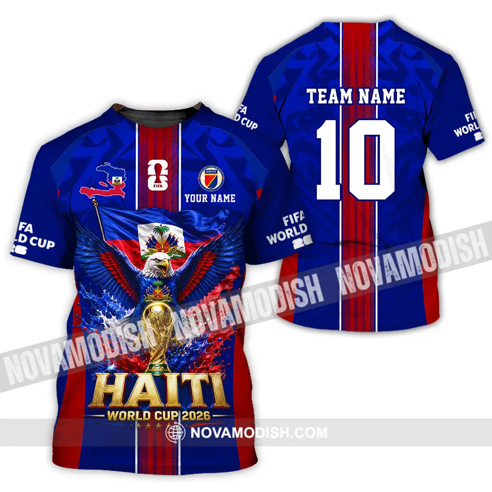 Unisex Shirt - Custom Haiti World Cup 2026 Shirt - T-Shirt / S - T-shirt