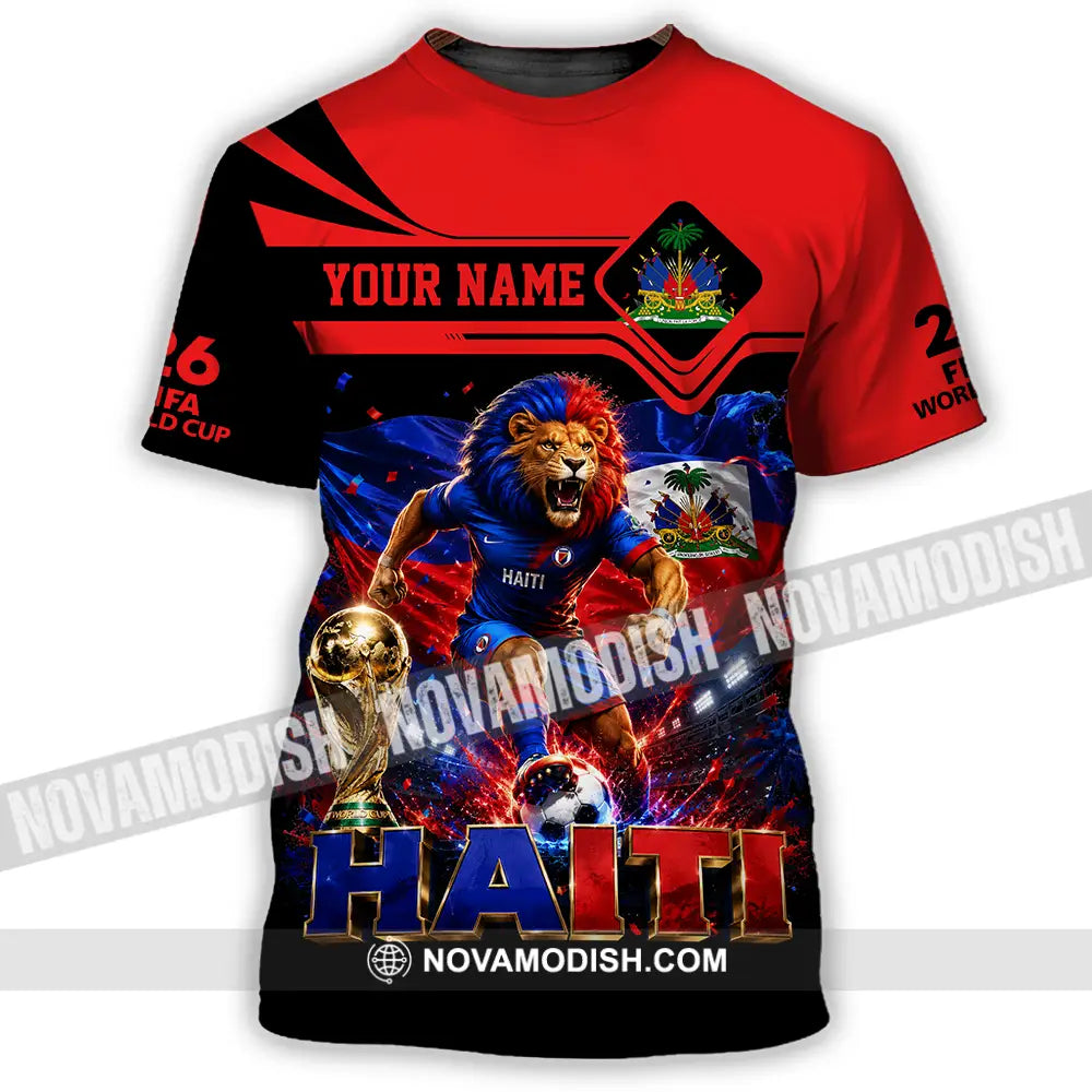 Unisex Shirt - Custom Haiti World Cup 2026 Shirt - T-Shirt / S - T-shirt