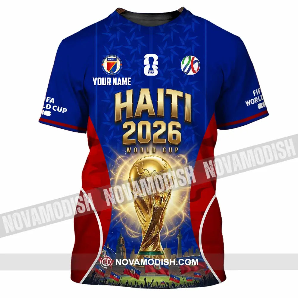Unisex Shirt - Custom Haiti World Cup 2026 Shirt - T-Shirt / S - T-shirt