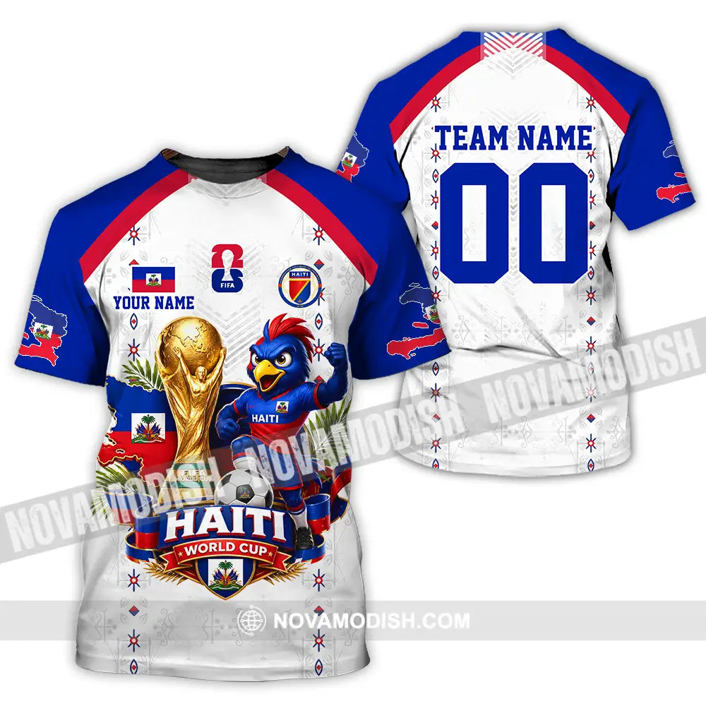Unisex Shirt - Custom Haiti World Cup 2026 Shirt - T-Shirt / S - T-shirt