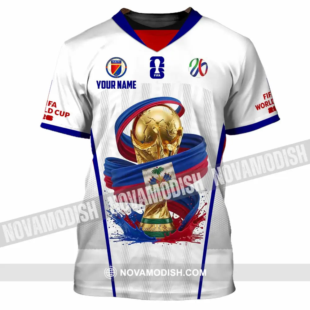 Unisex Shirt - Custom Haiti World Cup 2026 Shirt - T-Shirt / S - T-shirt