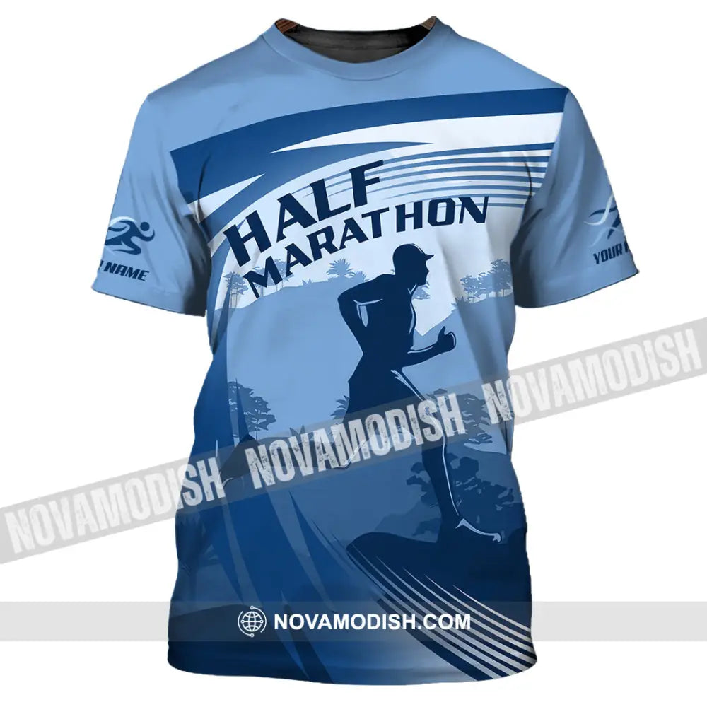 Unisex Shirt - Custom Half Marathon Run 3D Shirt T-Shirt / S T-shirt