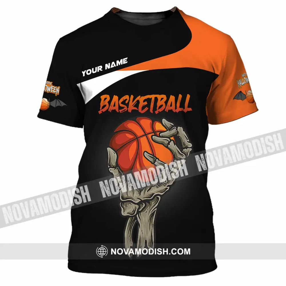 Unisex Shirt - Custom Halloween Basketball Sport Shirt T-Shirt / S T-shirt
