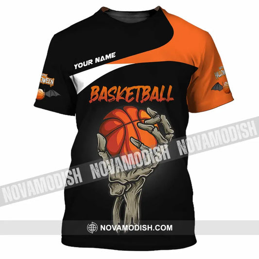 Unisex Shirt - Custom Halloween Basketball Sport Shirt T-Shirt / S T-shirt