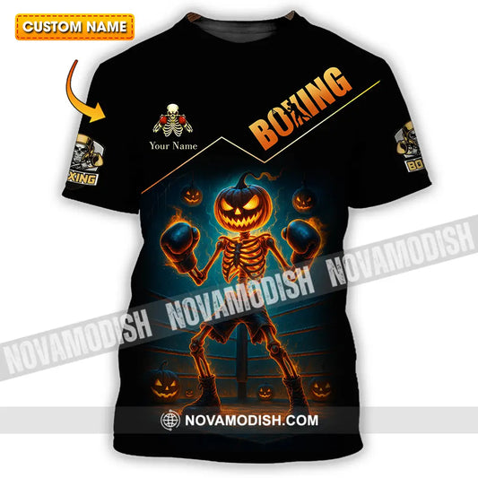 Unisex Shirt - Custom Halloween Boxing Lover Sport Shirt T-shirt