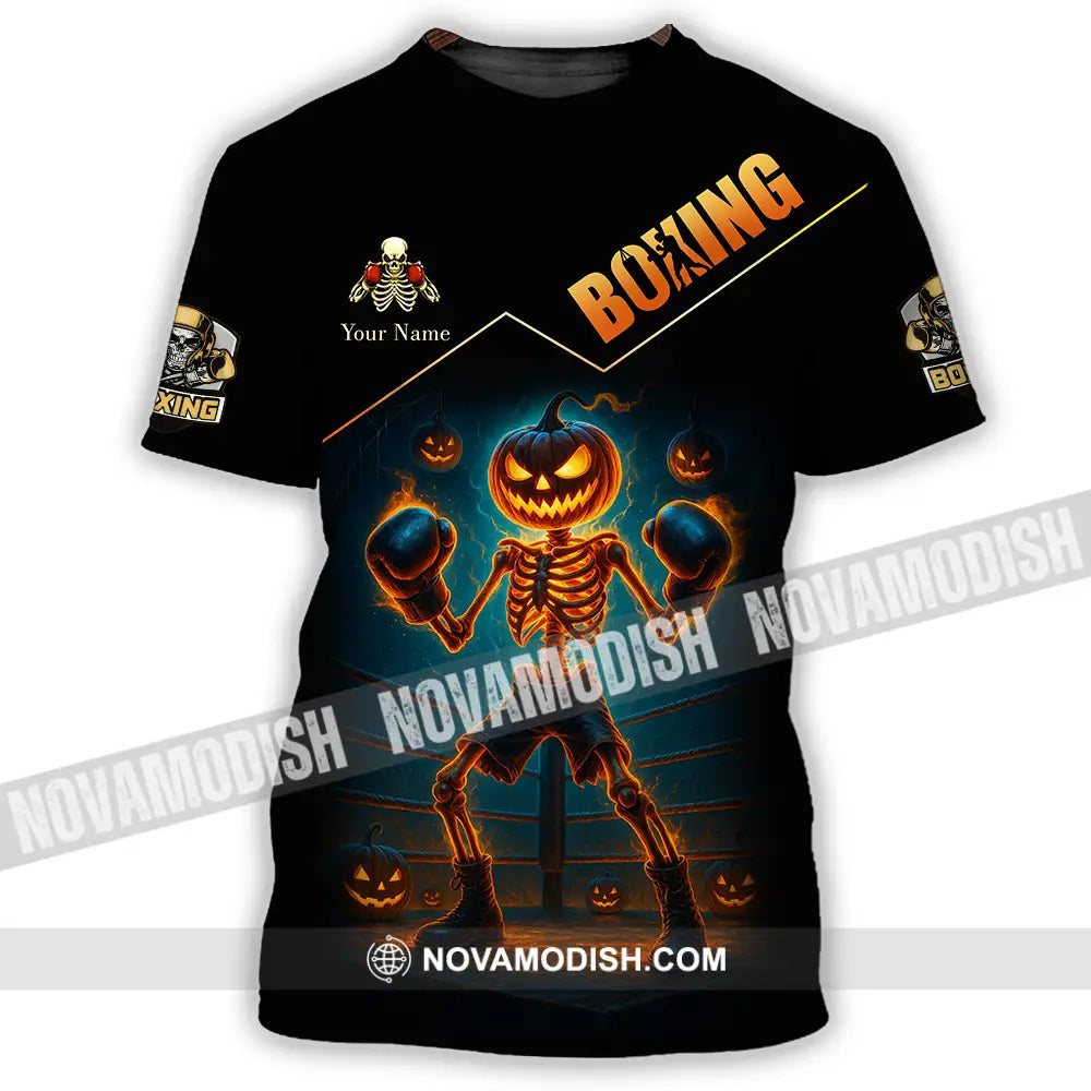 Unisex Shirt - Custom Halloween Boxing Lover Sport Shirt T-Shirt / S T-shirt