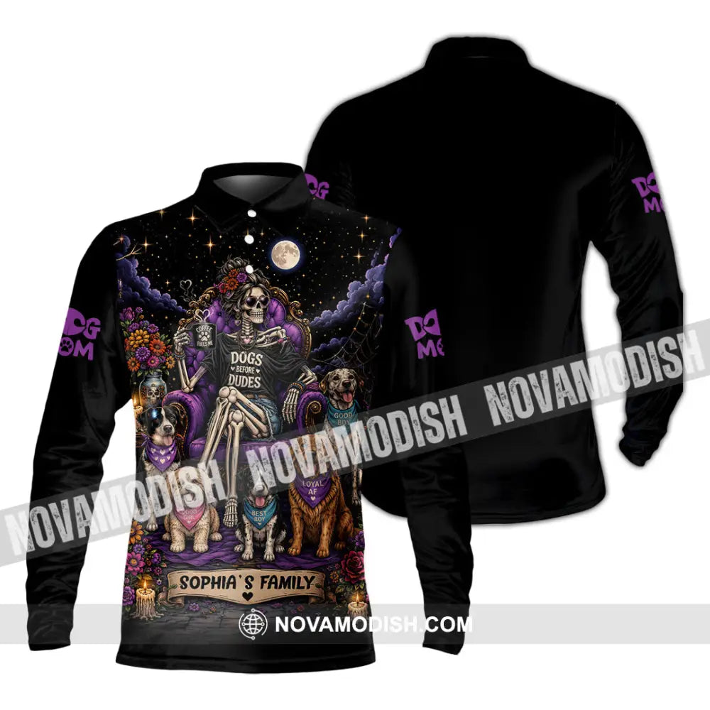 Unisex Shirt - Custom Halloween Shirt - Long Sleeve Polo / S - T-shirt