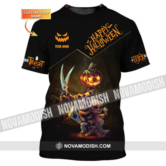 Unisex Shirt Custom Halloween T-Shirt Happy For / S