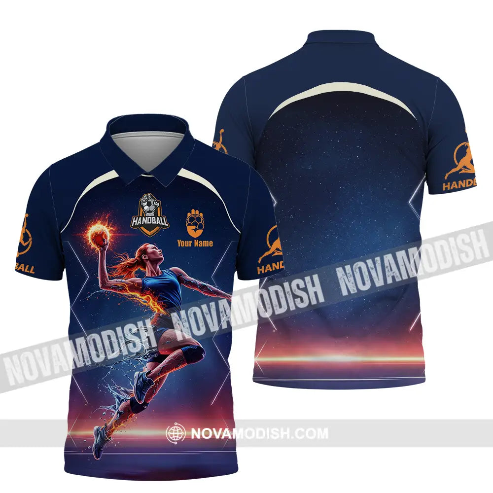 Unisex Shirt - Custom Handball 3D Shirt - Polo Shirt / S - T-shirt