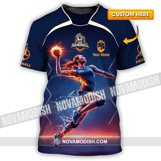 Unisex Shirt - Custom Handball 3D Shirt - T-shirt