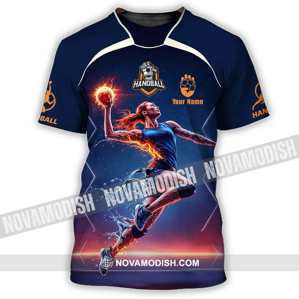 Unisex Shirt - Custom Handball 3D Shirt - T-Shirt / S - T-shirt
