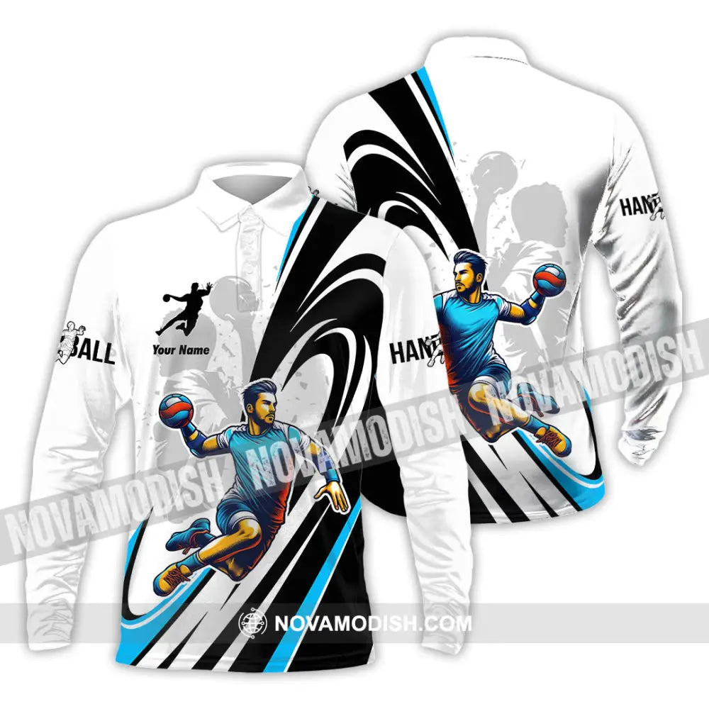 Unisex Shirt - Custom Handball Shirt Long Sleeve Polo / S T-shirt