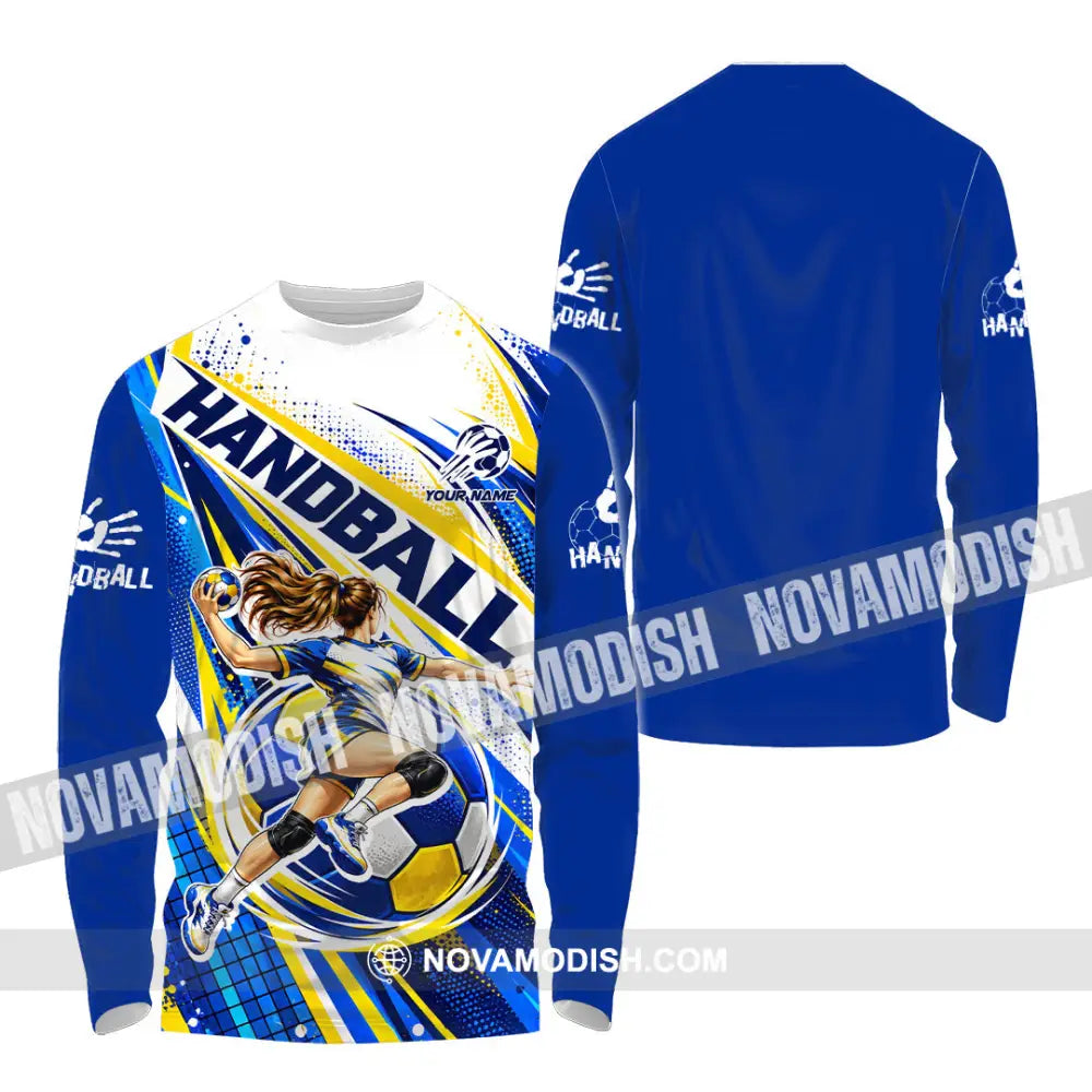 Unisex Shirt - Custom Handball Shirt - Long Sleeve Shirt / S - T-shirt