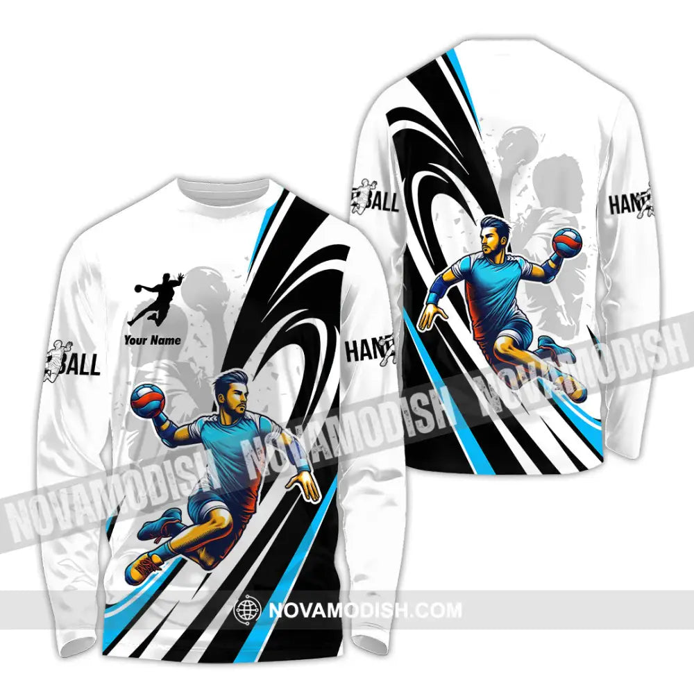 Unisex Shirt - Custom Handball Shirt Long Sleeve Shirt / S T-shirt