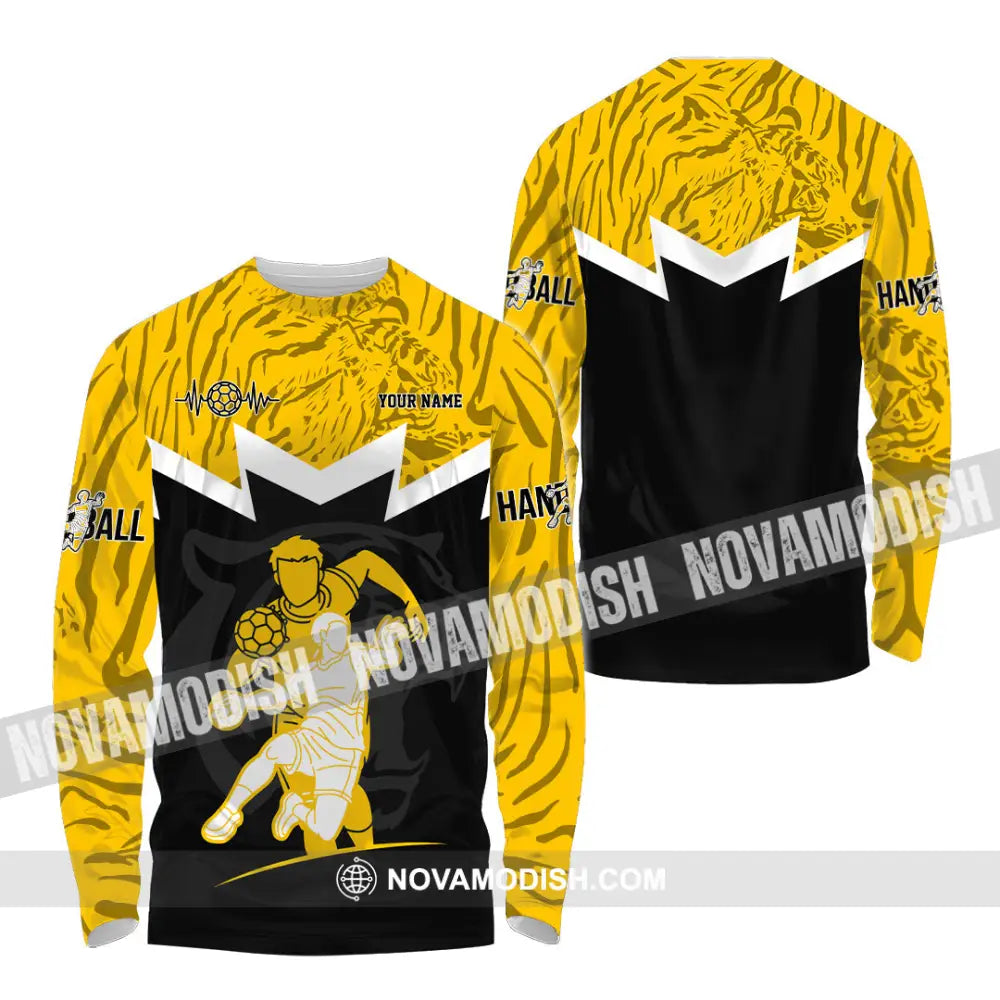 Unisex Shirt - Custom Handball Shirt Long Sleeve Shirt / S T-shirt