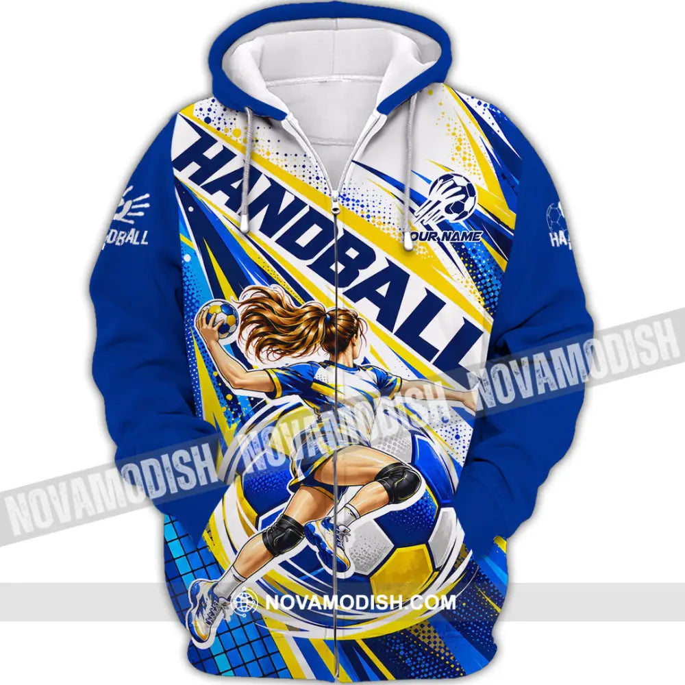 Unisex Shirt - Custom Handball Shirt - Zipper Hoodie / S - T-shirt