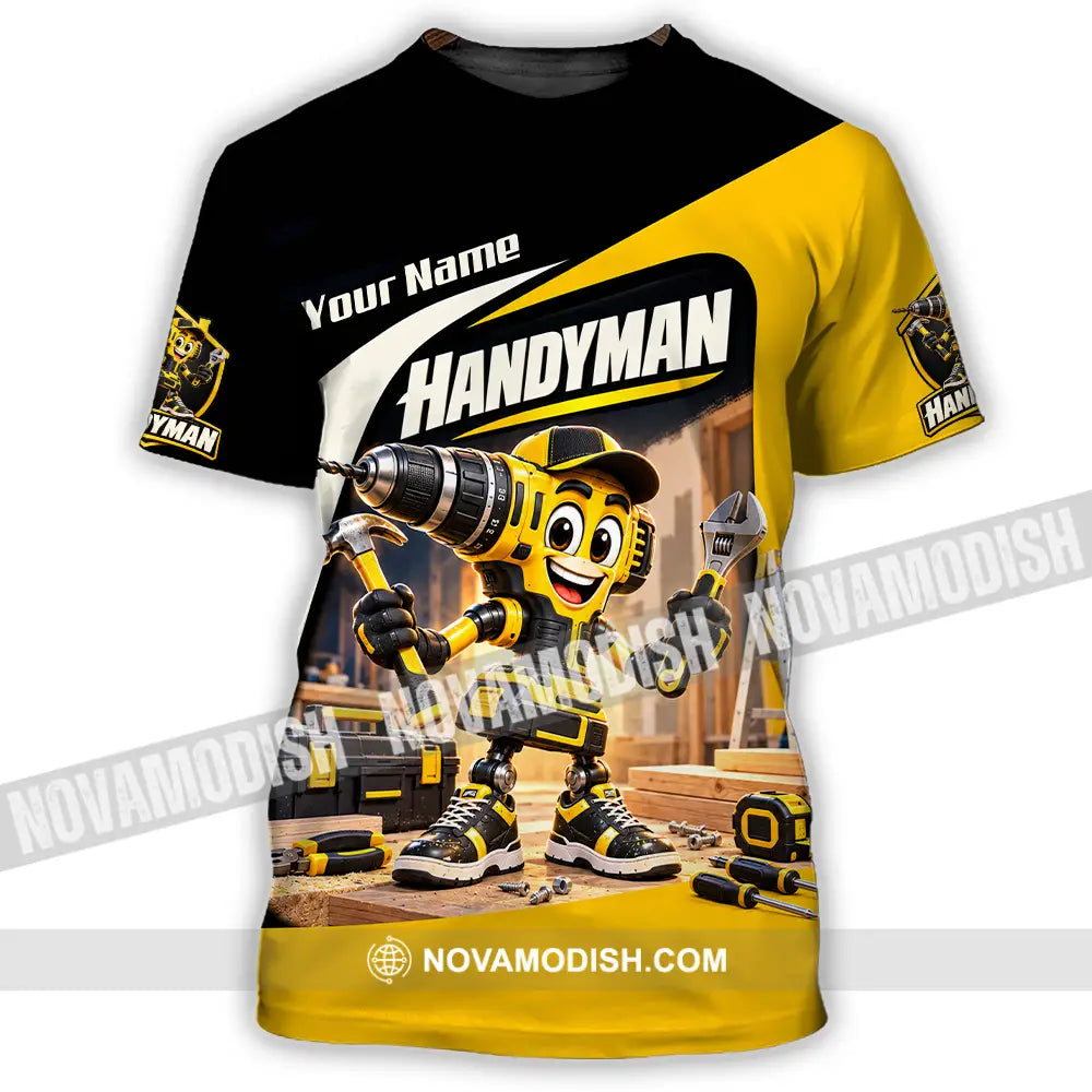 Unisex Shirt - Custom Handyman Shirt - T-Shirt / S - T-shirt