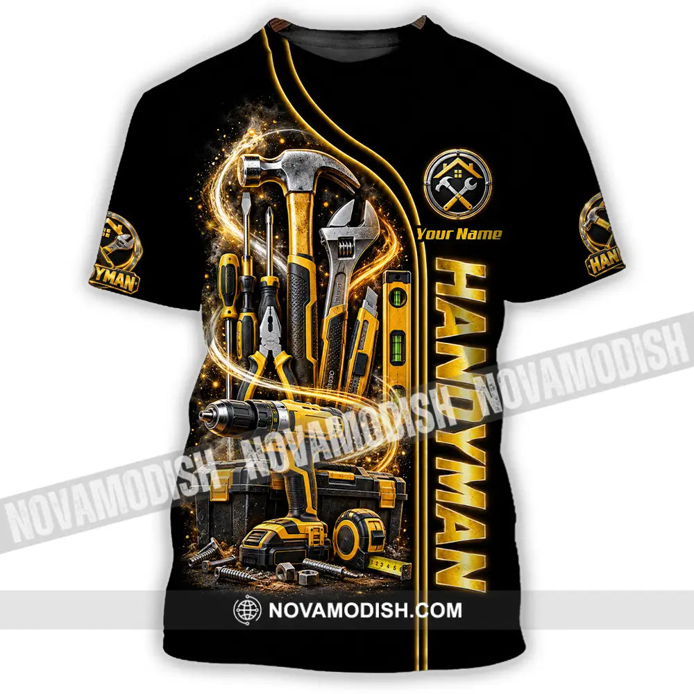 Unisex Shirt - Custom Handyman Shirt - T-Shirt / S - T-shirt