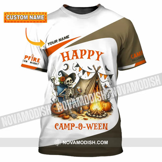 Unisex Shirt - Custom Happy Camp-O-Ween Halloween Camping Shirt T-shirt