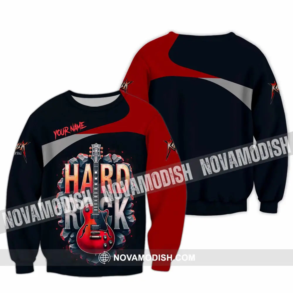 Unisex Shirt - Custom Hard Rock 3D Shirt Long Sleeve / S T-shirt