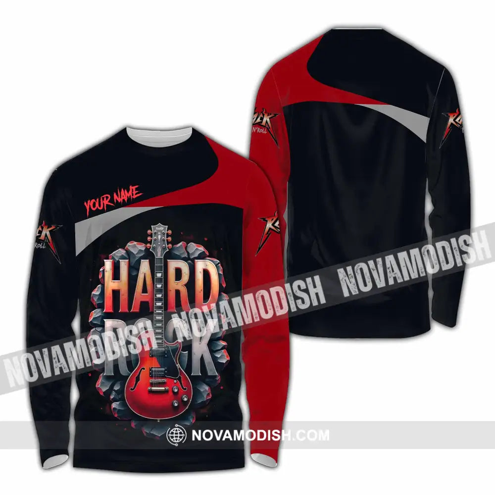 Unisex Shirt - Custom Hard Rock 3D Shirt Long Sleeve Shirt / S T-shirt