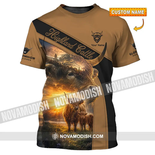 Unisex Shirt - Custom Highland Cattle Shirt - T-shirt