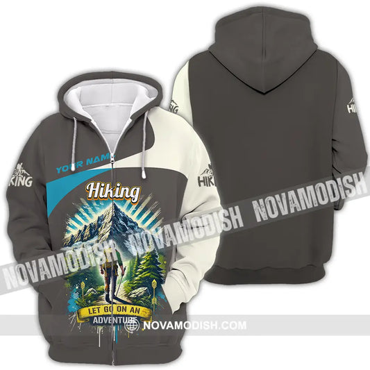 Unisex Shirt - Custom Hiking 3D Shirt - Zipper Hoodie / S - T-shirt
