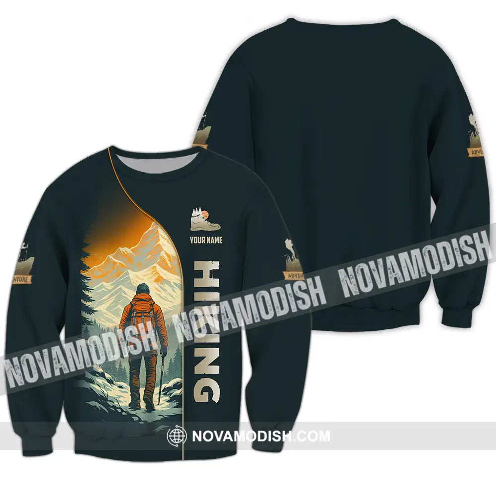 Unisex Shirt - Custom Hiking Shirt Long Sleeve / S T-shirt
