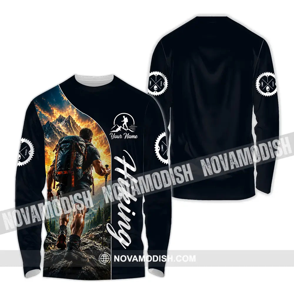 Unisex Shirt - Custom Hiking Shirt - Long Sleeve Shirt / S - T-shirt