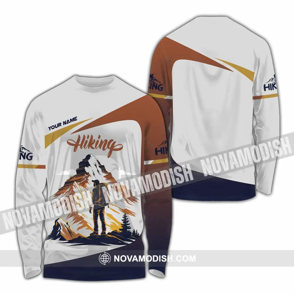 Unisex Shirt - Custom Hiking Shirt Long Sleeve Shirt / S T-shirt