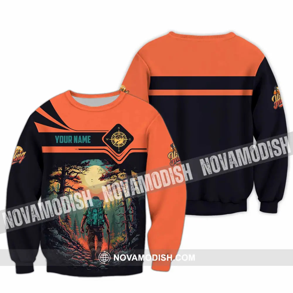 Unisex Shirt - Custom Hiking Shirt Long Sleeve / S T-shirt