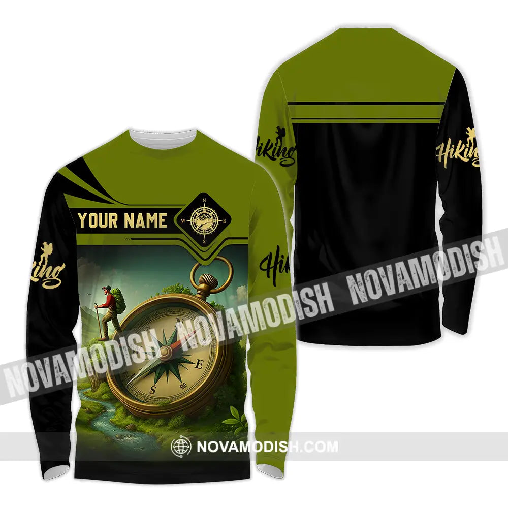 Unisex Shirt - Custom Hiking Lover Shirt Long Sleeve Shirt / S T-shirt