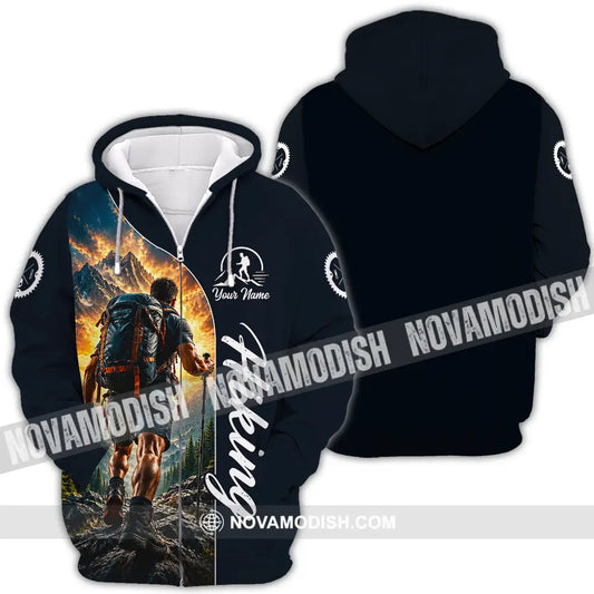 Unisex Shirt - Custom Hiking Shirt - Zipper Hoodie / S - T-shirt
